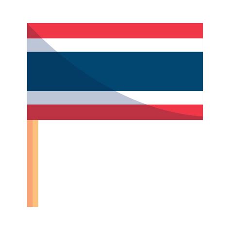 Thailand Flag Icon 19143721 Vector Art At Vecteezy