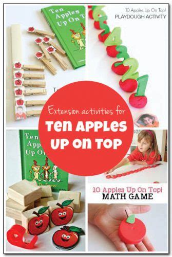 Extension Activities For Ten Apples Up On Top T Of Curiosity