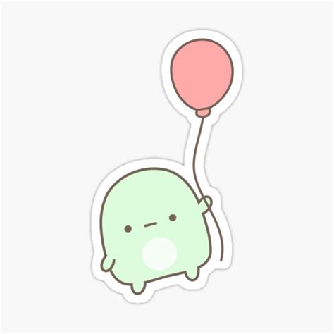 Little Blobs Drifting Balloon Sticker For Sale By Snickerdoodleus