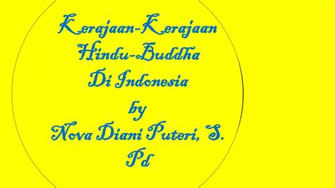 Kerajaankerajaanhindubudhadiindonesia Pptpptx