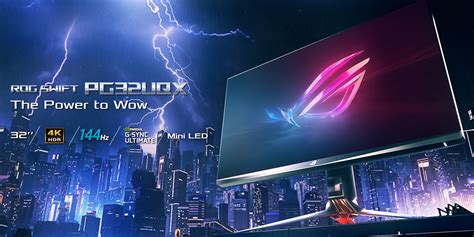 CES 2020: ASUS ROG Swift PG32UQX G-SYNC Ultimate Monitor - PC Perspective