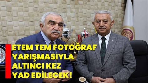 Etem Tem fotoğraf yarışmasıyla altıncı kez yad edilecek Afyon Haber