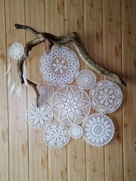 Dantellerle Dekorasyon Fikirleri Mimuu Crochet Wall Art