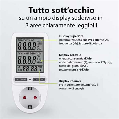 Misuratore Di Consumo Di Energia Elettrica Professionale