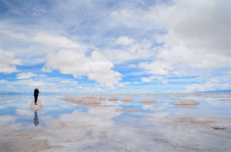 Salar D Uyuni Bolivie Bolivia Reflets Au Lever Du Sol Flickr