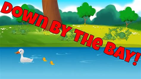 Down By The Bay Nursery Rhyme Song For Kids Youtube