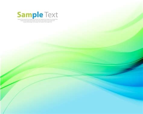 22 Abstract Green Blue Wave Background