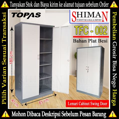 Jual Lemari Cabinet Arsip Full Plat Besi Swing Door Tfc Topas