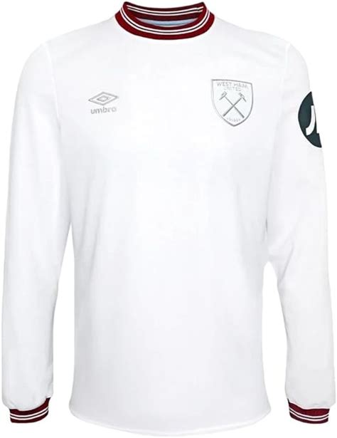 CAMISA MANGA LONGA WEST HAM UNITED 2024 UNIFORME RESERVA UMBRO