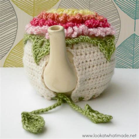 Floral Tea Cozy Pattern | Tea cozy pattern, Crochet tea cozy, Tea cozy