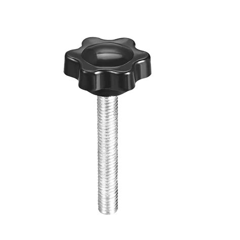 Uxcell M X Clamping Handle Screw Knobs Star Knob Male Thread