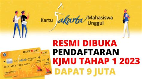 Syarat Daftar Beasiswa Kjmu Tahap Dibuka Mahasiswa Dki Siap