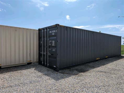 NEW 40ft Slate Gray Shipping Container Simple Shipping Containers