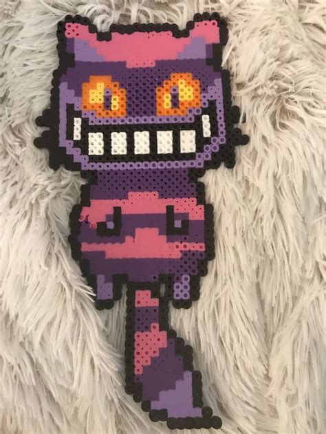 Cheshire Cat Perler Bead Figure Etsy