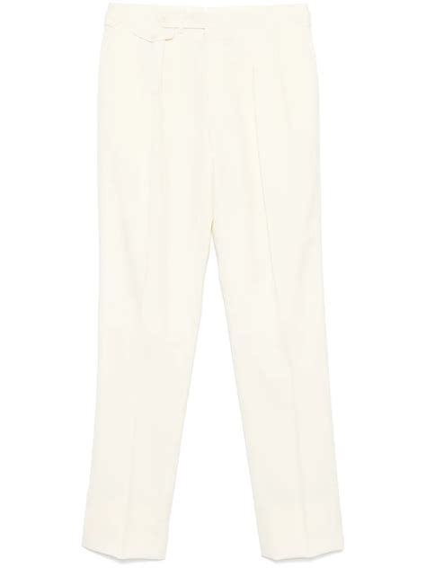 Ralph Lauren Pleated Trousers In Nude Modesens