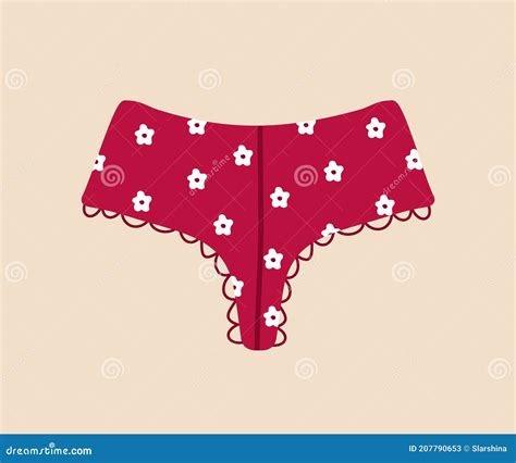 Female Panties Doodle Hand Drawn Vector Doodle Illustration Of Panties