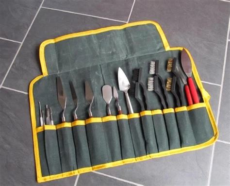 Archaeologist Archaeology Tool Kit Include Trowel Set Large Roll Up