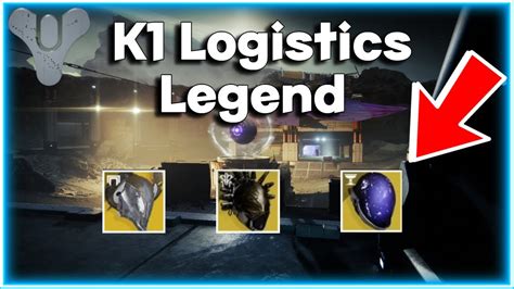 K Logistics Lost Sector Warlock Legend Destiny Youtube