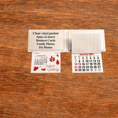 Peel And Stick Up Adhesive Business Card Auto Car Truck Calendar