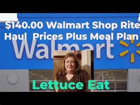 140 Walmart After Christmas Haul Prices Plus Meal Plan Walmart Food