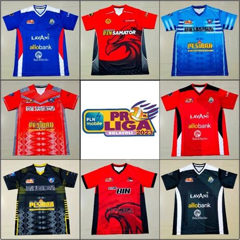 Jual Jersey Volly Full Printing Jersey Voli Pria Kaos Voli Proliga