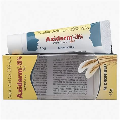 Skin Care Products Azelaic Acid Aziderm Cream Wholesale Trader