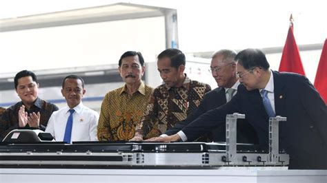 Jokowi Akan Resmikan Pabrik Bahan Anoda Baterai Litium Di Kendal