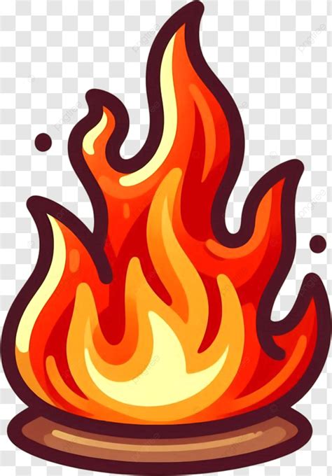 Red Hot Fire Flame Heat Or Spicy Food Symbol Flat Heat Flame Hot Png