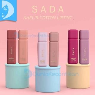 Jual SADA Khelir Cotton Liptint Pewarna Bibir Lip Tint Sada By Cathy