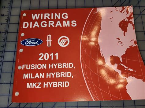 2011 Ford Fusion Mercury Milan Lincoln Mkz Hybrid Wiring Diagram Manual Ebay