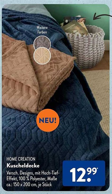 Home Creation Kuscheldecke Angebot Bei Aldi S D Prospekte De