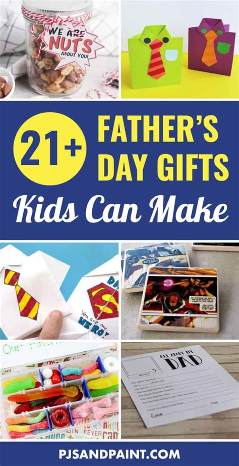 21+ Father's Day Gifts Kids Can Make - Pjs and Paint