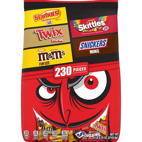 M&M'S Chocolate and Fruity Halloween Variety Pack (230 Count) - Walmart.com