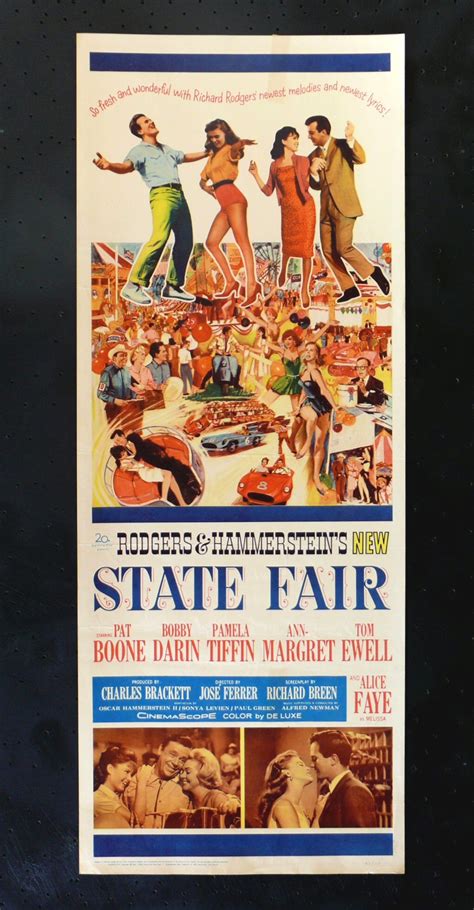 STATE FAIR * CINEMASTERPIECES ORIGINAL MOVIE POSTER INSERT MUSICAL 1962 | eBay