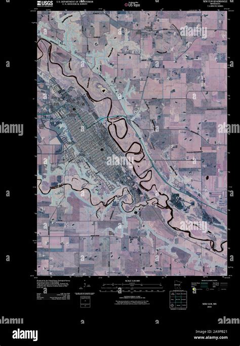 Map Of New Ulm Minnesota Hi Res Stock Photography And Images Alamy