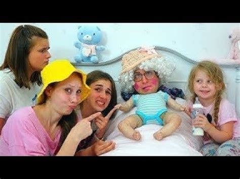 НЯНЯ КАК МАЛЕНЬКАЯ!!! ИГРА В ДОЧКИ МАТЕРИ - YouTube