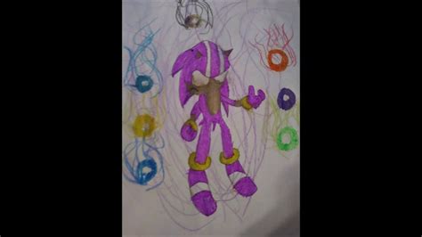 Darkspine Sonic Seven Rings In Hand Custom Art Youtube