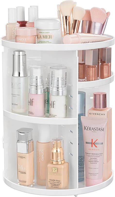 Amazon Hblife Rotating Makeup Organizer Adjustable Makeup