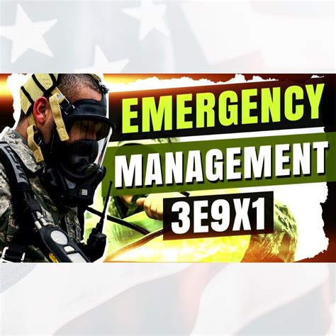 3e9x1 Emergency Management — Airman Vision