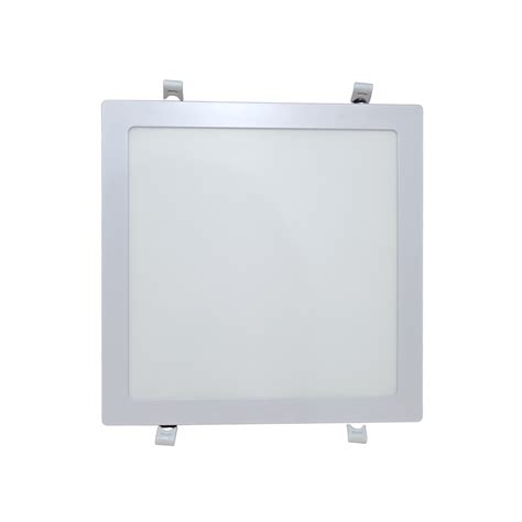 L Mpara Led Cuadrada W Gypsum Luz Blanca Iluminatecu