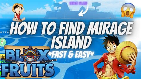 HOW TO FIND MIRAGE ISLAND FASTEST WAY Blox Fruits YouTube