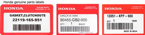 Original Honda Spare Parts India Reviewmotors Co