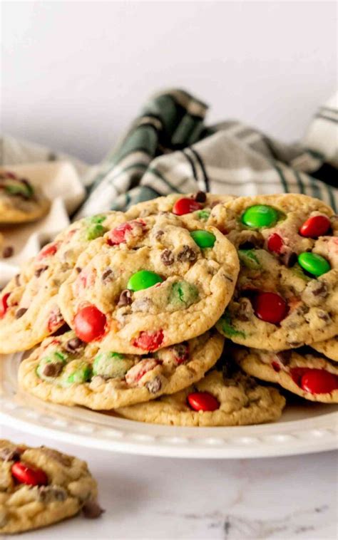 M&M Christmas Cookies - Popular Recipes