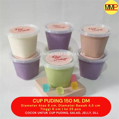 Jual Pcs Thinwall Cup Puding Ml Dm Merpati Kotak Cup Puding