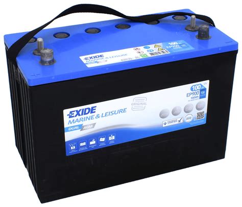 Аккумулятор EXIDE DUAL AGM EP900 100 A H 900WH 720A купить в Минске