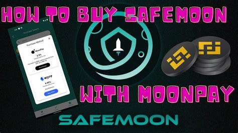 How To Buy Safemoon With Moonpay Youtube