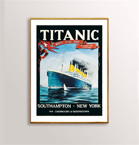 Vintage Titanic Poster