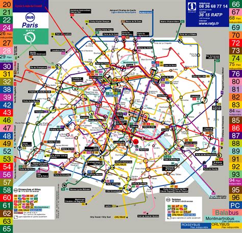 Paris, France city bus route map - Paris Forum - Tripadvisor