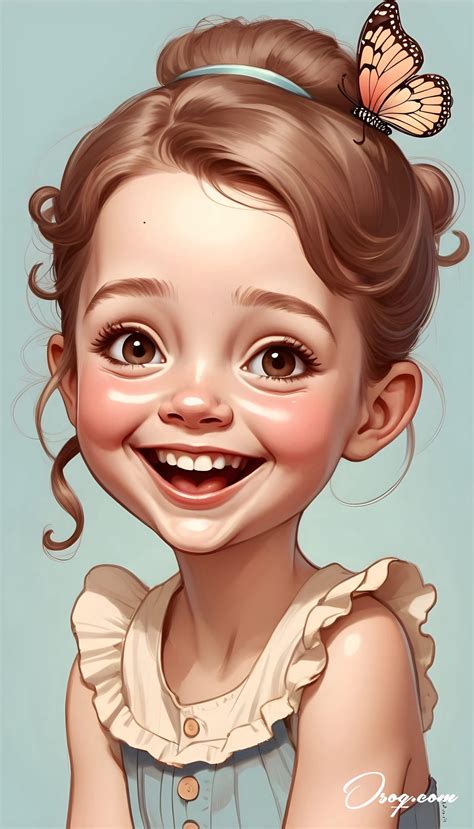 Butterfly Caricature Caricature From Photo Caricature