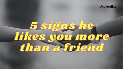 5 Signs He Likes You More Than A Friend😚💞👉🏼 Love Quotes Couple Goals